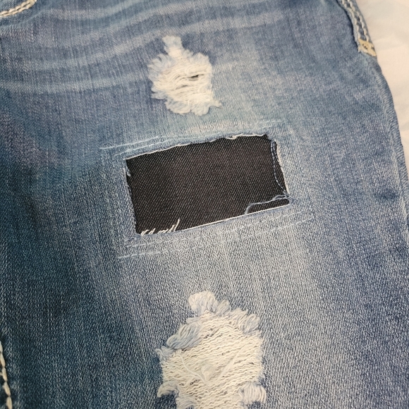 Sexy distressed patchwork jeans - Picture 2 of 5